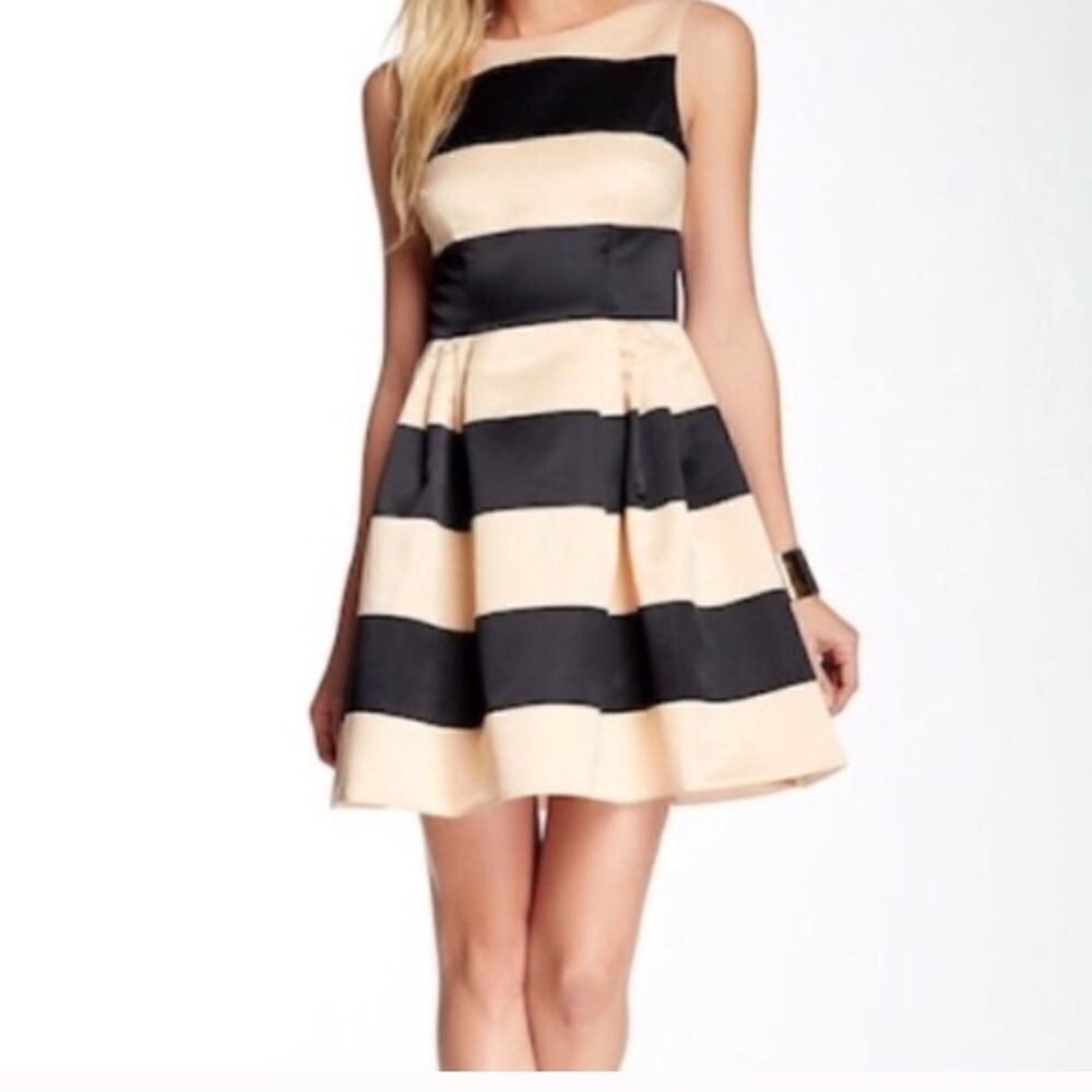 NWT Black Beige Dress
